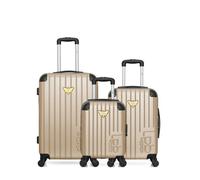 Lot de 3 - Valise weekend, valise cabine et valise cabine XXS MARIANNE - beige - LPB LUGGAGE