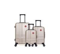 - lot de 3 - valise weekend, valise cabine et valise cabine xxs uster - beige