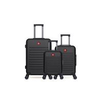 - lot de 3 - valise weekend, valise cabine et valise cabine xxs wil - noir