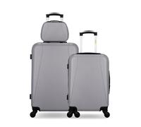 Lot de 3 - Valise weekend, valise cabine et vanity LANZAROTE - gris - HERO