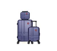 - lot de 3 - valise weekend , valise cabine xxs et vanity uster - marine