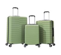 Lot de 3 Valises - 100% ABS - LYS Paris 360/3 - Kaki