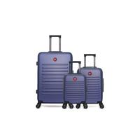 swiss kopper - lot de 3 - valises grand format, cabine et cabine xxs wil - marine marine