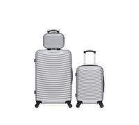 lot de 3 - valises grand format, cabine et vanity etna - gris