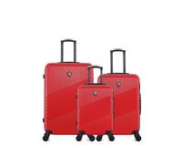 Lot de 3 - Valises grand format, weekend et cabine PETER - rouge - GENTLEMAN FARMER