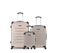 LOT DE 3 - Valises grand format, weekend et cabine XXS OPERA - BEIGE - BLUESTAR