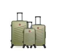 LOT DE 3 - Valises grand format, weekend et cabine ZURICH - VERT - SWISS KOPPER