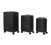 Lot De 3 Valises - Jet Lag - Acapulco - Rigides - Noir - 35l 66l 104l