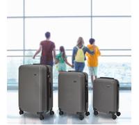 Lot De 3 Valises - Jet Lag - Ibiza - Coque Rigide - Gris
