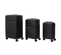 Lot de 3 Valises Rigides "Acapulco" 76cm Noir