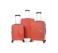 Lot de 3 valises rigides encastrables : Bleu marine