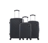LOT DE 3 - Valises weekend, cabine et cabine XXS CITE - NOIR - BLUESTAR