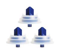 Lot de 3 vannes de remplissage d'admission Membrane Float Remplacement de membrane Joint de remplissage WC Machine à laver Facile à utiliser Pièces de rechange de salle de bain