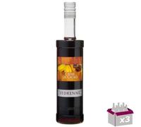Lot de 3 Vedrenne - Crème de cacao brun 25° - 70cL