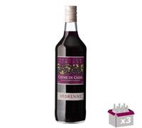 Lot de 3 Vedrenne - Crème de cassis de Bourgogne 15° - 1L