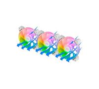 Lot de 3 Ventilateurs boitier MF-3AR RGB - 12cm (Blanc)