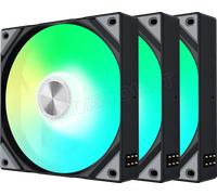 TRYX Ventilateurs boîtier Rota SL RGB 120 mm Noir – Lot de 3
