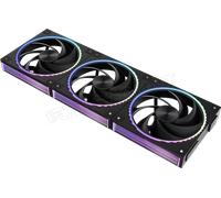 Lot de 3 Ventilateurs boitier Zalman ZM-DF120 RGB - 12cm (Noir)