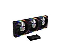 Lot de 3 Ventilateurs de boitier Gamdias Aeolus P2U RGB - 12cm (Noir)