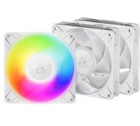 Lot de 3 Ventilateurs de boitier Arctic P12 Pro RGB -12cm (Blanc)