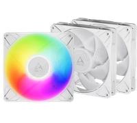 Lot de 3 Ventilateurs de boitier Arctic P14 Pro RGB - 14cm (Blanc)