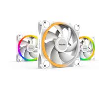 Lot de 3 Ventilateurs de boitier Be Quiet Light Wings RGB - 12cm (Blanc)