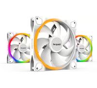 Lot de 3 Ventilateurs de boitier Be Quiet Light Wings RGB - 14cm (Blanc)