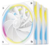 Lot de 3 Ventilateurs de boitier Deepcool FL12 SE Reverse RGB - 12cm (Blanc)