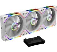 Lot de 3 Ventilateurs de boitier Gamdias Aeolus P2-U RGB - 12cm (Blanc)