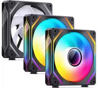 Lot de 3 Ventilateurs de boitier Jonsbo ZL-120 Reverse RGB - 12cm (Noir)