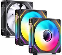 Lot de 3 Ventilateurs de boitier Jonsbo ZL-120 RGB - 12cm (Noir)