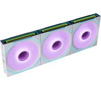 Lot de 3 Ventilateurs de boitier Lian Li Uni Fan SL-Infinity Flex Reverse RGB - 12cm avec contrôleur (Blanc)