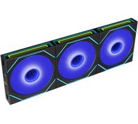 Lot de 3 Ventilateurs de boitier Lian Li Uni Fan SL-Infinity Flex RGB - 12cm avec contrôleur (Noir)