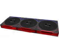 Lot de 3 Ventilateurs de boitier Lian Li Uni Fan TL Flex Reverse RGB - 12cm avec contrôleur (Noir)