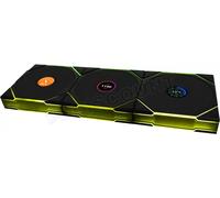 Lot de 3 Ventilateurs de boitier Lian Li Uni Fan TL Wireless LCD Reverse RGB - 12cm (Noir)