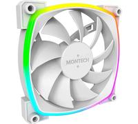 Lot de 3 Ventilateurs de boitier Montech AX120 RGB - 12cm (Blanc)