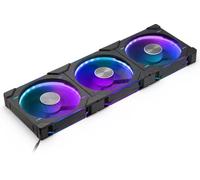 Lot de 3 Ventilateurs de boitier Phanteks D30 Reverse Airflow RGB - 14cm (Noir)