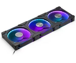 Lot de 3 Ventilateurs de boitier Phanteks D30 Reverse Airflow RGB - 14cm (Noir)