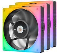 Lot de 3 Ventilateurs de boitier Thermaltake ToughFan RGB - 12cm (Noir)