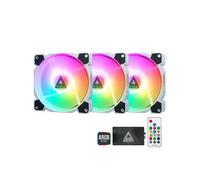 Lot de 3 Ventilateurs de boitier Z3 Pro RGB - 12cm (Noir)