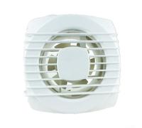 Lot de 3 ventilateurs d'échappement de salle de bain avec cordon de tirage, ventilateur de ventilation en plastique avec panneau fermé pour enlever la poussière, ventilateur mural facile à installer