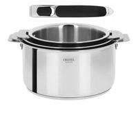 Lot de 3 ventouses amovibles Casteline 16 à 20 cm + 1 manche ZENITH 03