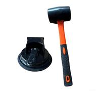 Lot de 3 ventouses robustes pour réparation de sol avec construction en aluminium et fer, caractéristiques de réduction du bruit et coussinet ForNano pour une prise en main sûre sur des surfaces