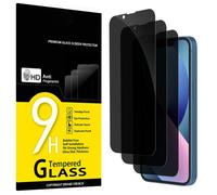 Lot de 3, Verre Trempé Anti-Espion pour iPhone 13 Mini (5,4 Pouces), Angle de Confidentialité 28 Degrés