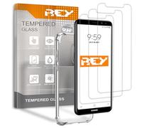 [Lot de 3] Verre Trempé et Coque Anti-Shock pour Huawei Mate 10 Lite, Verre trempé et Silicone TPU Haute résistance