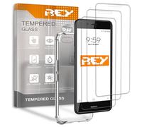 [Lot de 3] Verre Trempé et Coque Anti-Shock pour Huawei P9 Lite 2016, Verre trempé et Silicone TPU Haute résistance