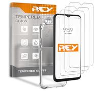 [Lot de 3] Verre Trempé et Coque Anti-Shock pour Samsung Galaxy A03s, Verre trempé et Silicone TPU Haute résistance