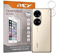 [Lot de 3] Verre Trempé pour caméra pour Huawei P50 Pro, Protecteur d'écran qualité supérieure