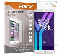 [Lot de 3] Verre Trempé pour Huawei Y6 2018, Protecteur d'écran qualité supérieure