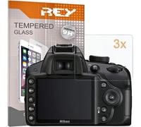 [Lot de 3] Verre Trempé pour Nikon D3100 - D3200 - D3300 - D3400 - D3500, Protecteur d'écran qualité supérieure